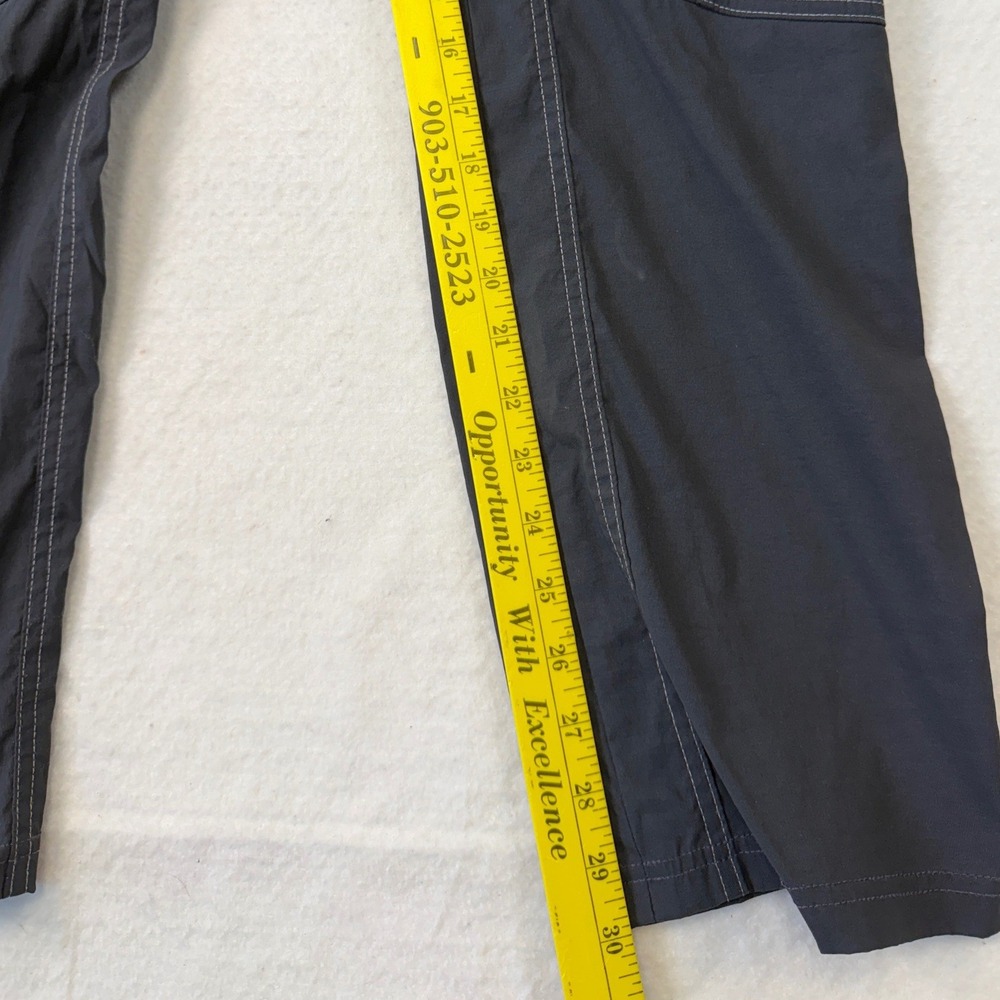Kuhl Womens Convertible Hiking Pants Black Zip Off at Knee Cargo Size 14 REG - Picture 4 of 8